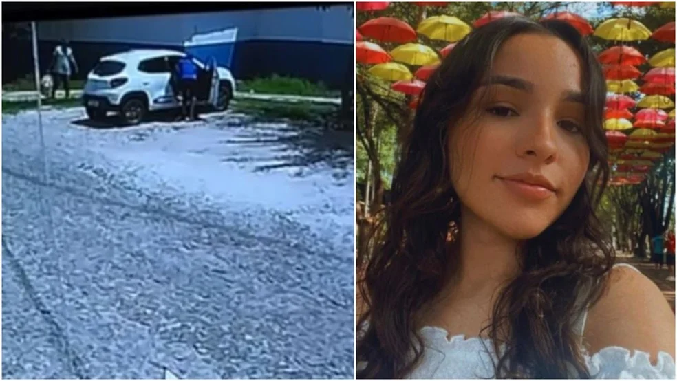 Natany Alves, de 20 anos, foi morta após ser sequestrada na saída de uma igreja evangélica em Quixeramobim. — Foto: Reprodução