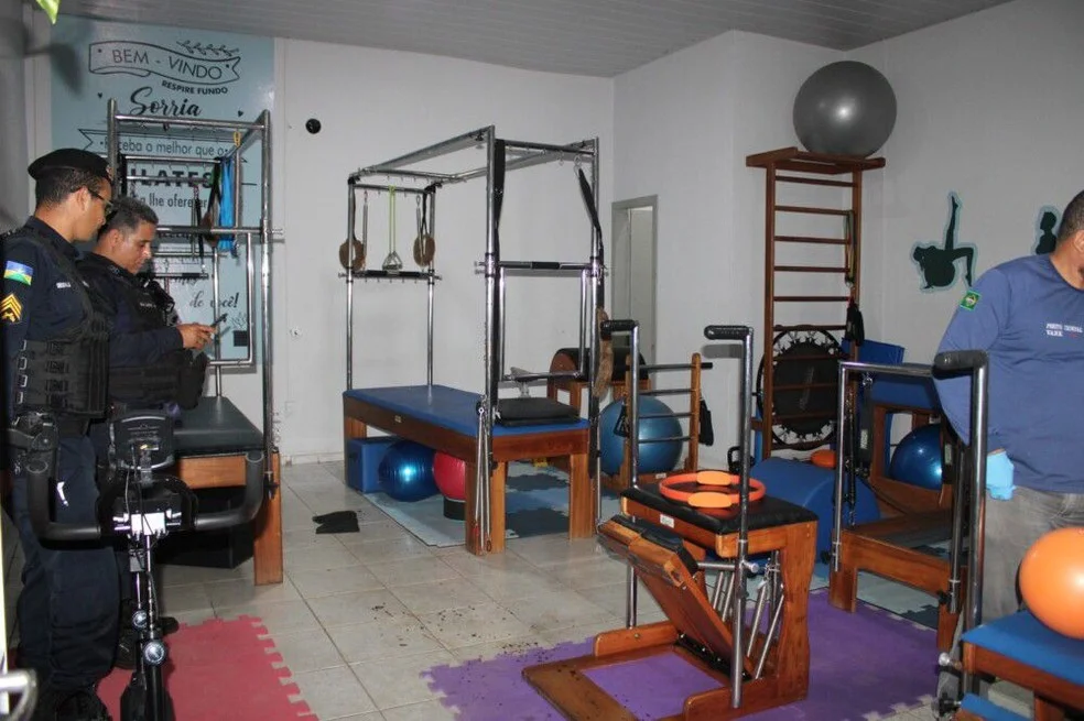 Local onde o corpo de Catia Vagmacker Cantao foi encontrado pelo filho — Foto: Reprodução/Redes sociais