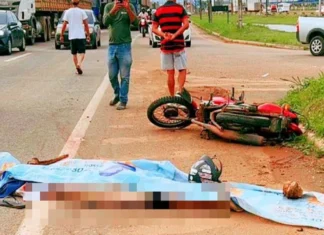 Motociclista morre em acidente com carreta na BR-364 em Rondônia