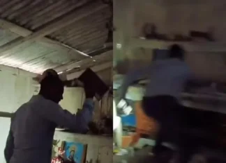 Vídeo mostra pastor invadindo centro de umbanda e destruindo objetos sagrados em Rondônia