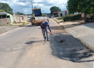 Prefeitura intensifica recuperação de ruas em Ji-Paraná