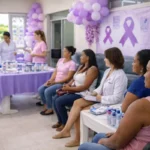 Saúde realiza ação do Março Lilás nas UBS e reforça prevenção ao câncer do colo do útero