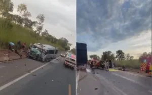 Cinco pessoas da mesma família e dois motoristas estão entre vítimas de acidente com oito mortos