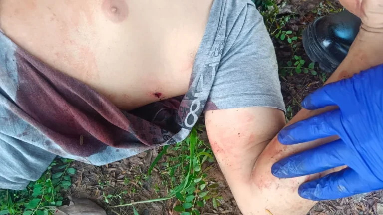 Urgente: Homem leva vários tiros no anel viário de Ji-Paraná
