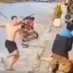 Agressor morre após tentativa de feminicídio ser interrompida por pedestre. VEJA VÍDEO