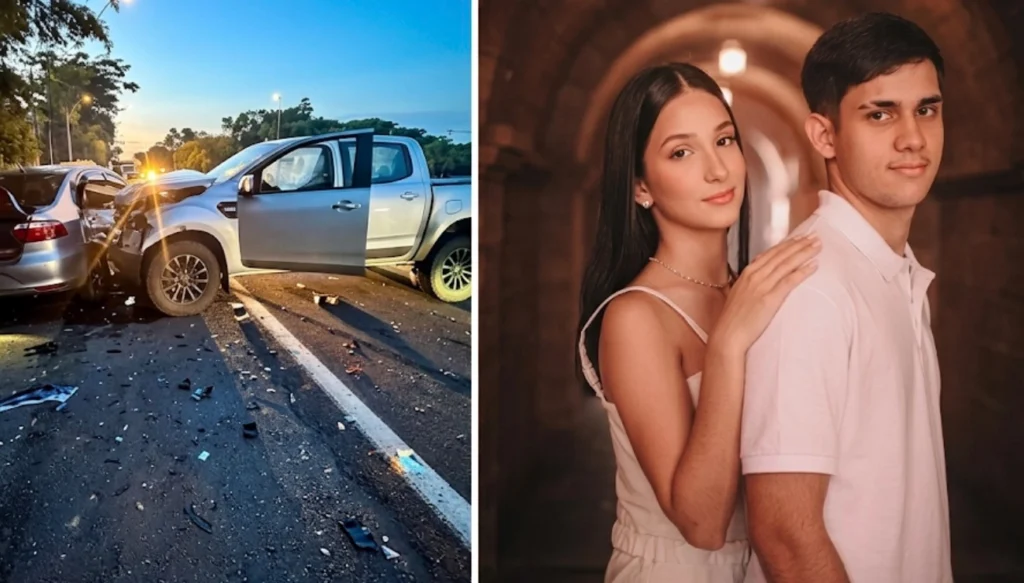 TRAGÉDIA: Casal morre em acidente de trânsito 19 dias após o casamento