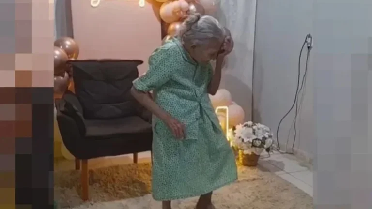 VÍDEO: Mulher de 104 anos viraliza dançando Luiz Gonzaga no aniversário
