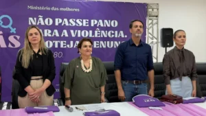 Ministério das Mulheres, do Governo Federal, abre ação Tenda Lilás em Rondônia ao lado da deputada Cláudia de Jesus e do prefeito Léo Moraes