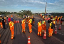 Trabalhadores da Nova 364 iniciam paralisação em Rondônia após impasse nas negociações coletivas
