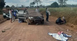 Capotamento de veículo deixa feridos, incluindo crianças, na zona rural de Rondônia