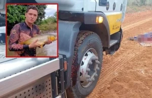 Trabalhador morre atropelado por caminhão-pipa durante obra de pavimentação asfáltica