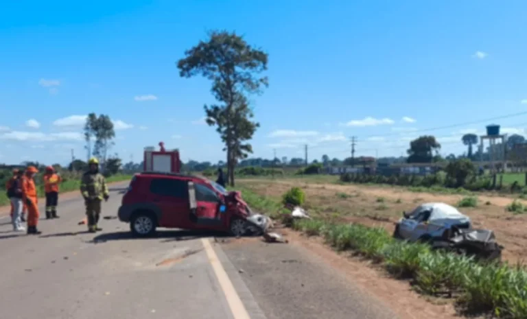 Colisão frontal na BR-429 mata duas pessoas próximo ao Parque de Exposição, no interior de Rondônia
