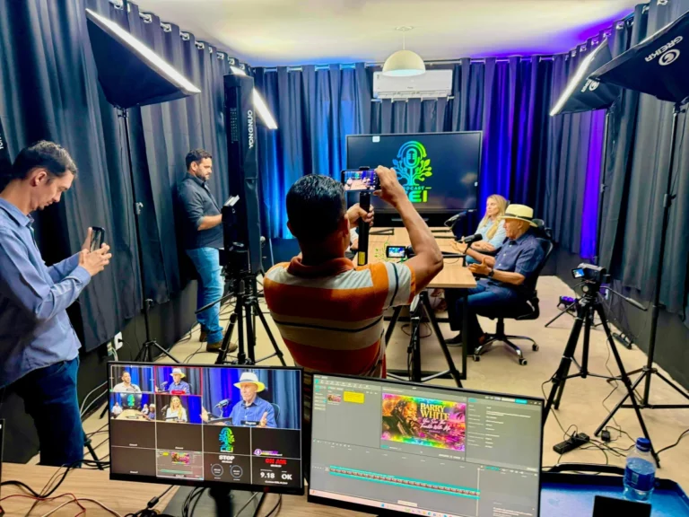 Novo estúdio de podcast fortalece produção de conteúdo educativo e amplia ações do CEI Ariquemes