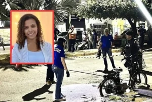 ENTROU NO PONTO CEGO: Carreta atropela e mata mulher em bicicleta elétrica
