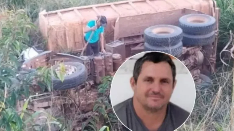Servidor da Secretaria de Agricultura morre após caminhão oficial tombar na BR-364