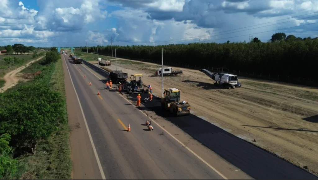 Nova 364 mantém cronograma de obras e serviços em diferentes trechos da BR-364