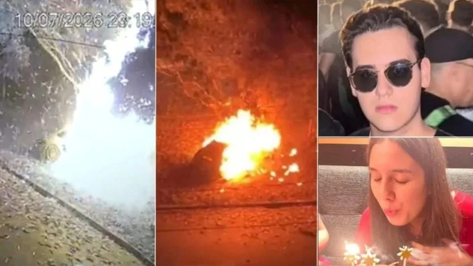 Vídeo: Porsche bate em árvore, pega fogo e deixa dois mortos