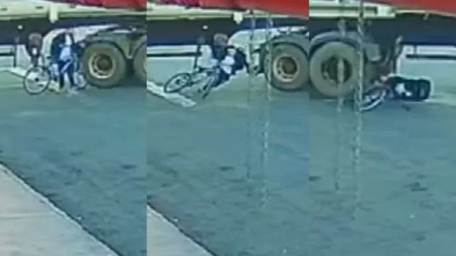 IMPRESSIONATE! Menino sobrevive após ser atropelado e arrastado por caminhão. VEJA VÍDEO