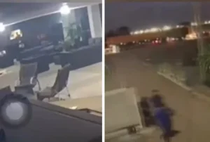 VÍDEO: Bandidos cercam hotel e abrem fogo contra hóspede