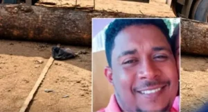 Motorista de caminhão morre atingido por tora de madeira durante acidente de trabalho em Rondônia