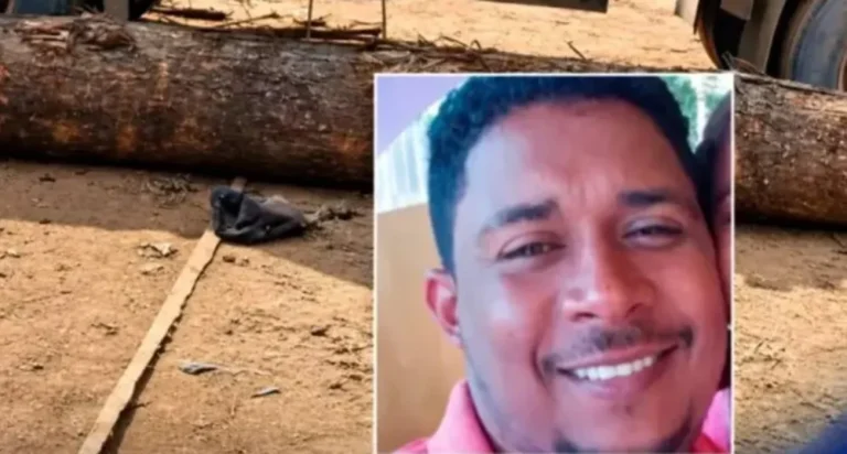 Motorista de caminhão morre atingido por tora de madeira durante acidente de trabalho em Rondônia