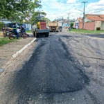 Prefeitura de Ji-Paraná amplia serviços de tapa-buraco e recuperação de ruas na região central e nos bairros