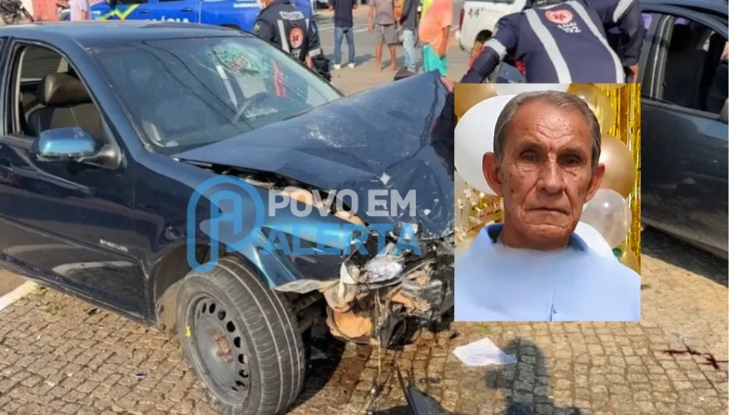 GRAVE ACIDENTE NA T-14 COM AVENIDA BRASIL DEIXA IDOSO MORTO E FILHA EM ESTADO GRAVE EM JI-PARANÁ