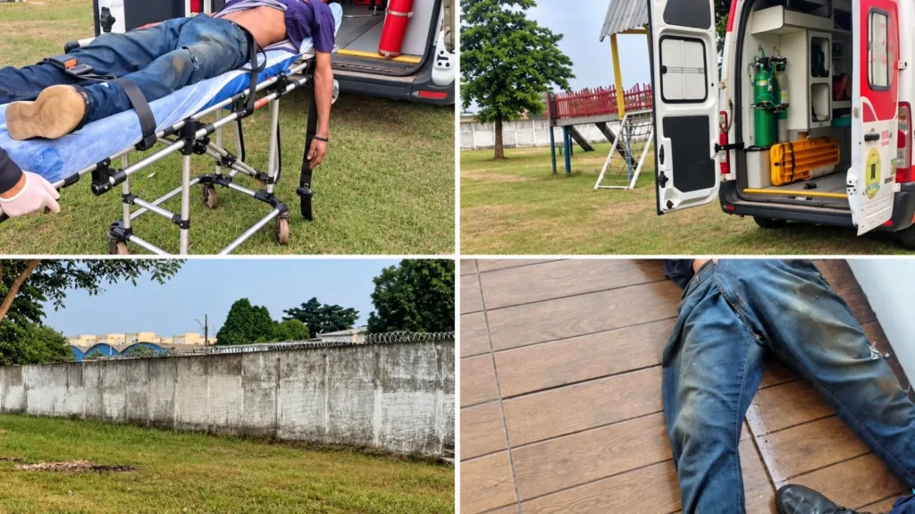 SE DEU MAL! Homem invade centro da PM para tentar furtar viatura, acaba ferido e vai parar no hospital