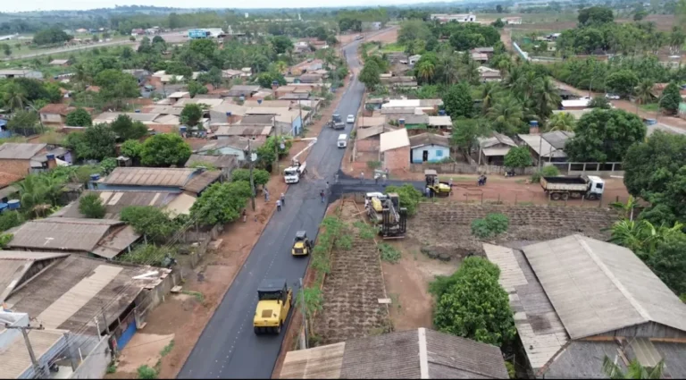 Cássio Gois viabiliza obras de pavimentação e drenagem no distrito de Riozinho