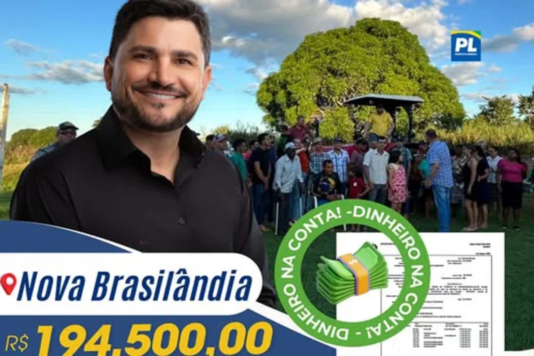 Jean Mendonça: Associação rural de Nova Brasilândia recebe R$ 194,5 mil para aquisição de implementos agrícolas